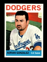 2013 Topps Heritage #472 Adrian Gonzalez LOS ANGELES DODGERS Shortprint